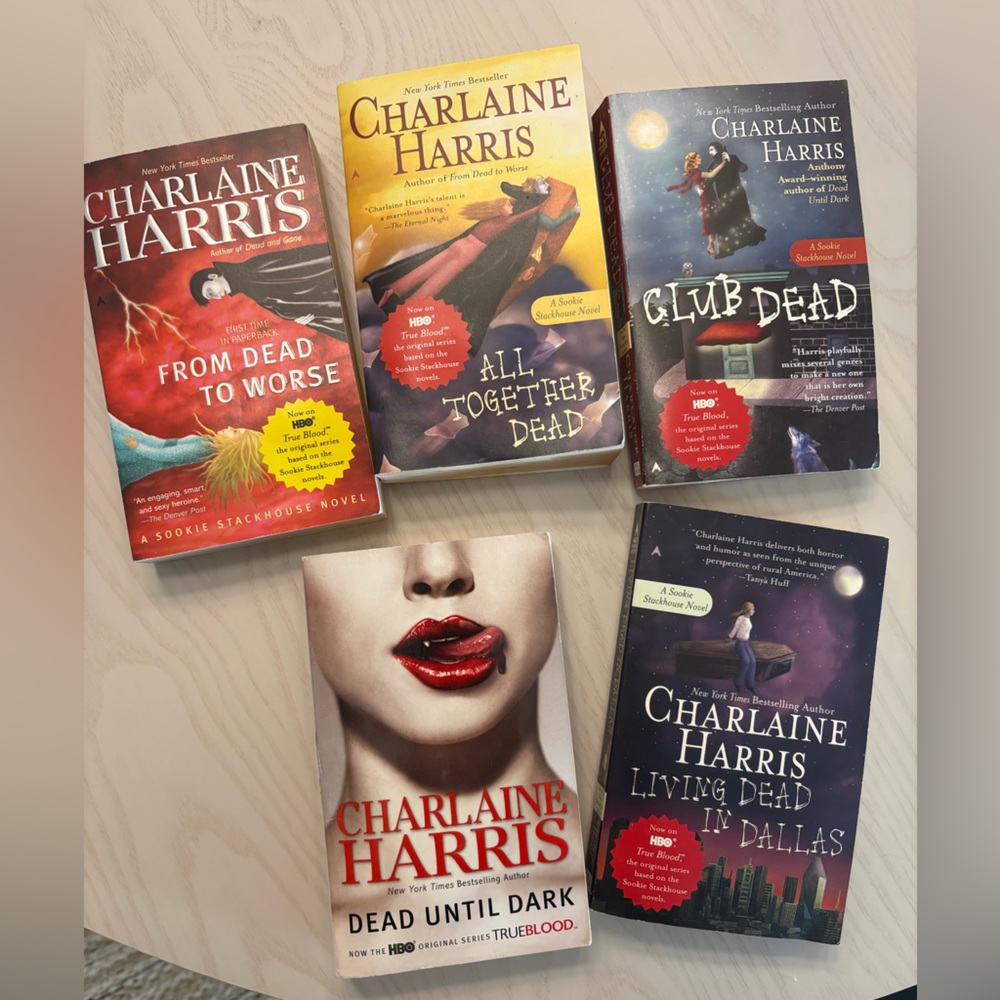 True Blood‎ - Sookie Stackhouse Book Series - Includes 5 Books - HBO TV Show